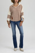 Miss Me - KNIT LONG SLEEVE TOP W/ TASSELS