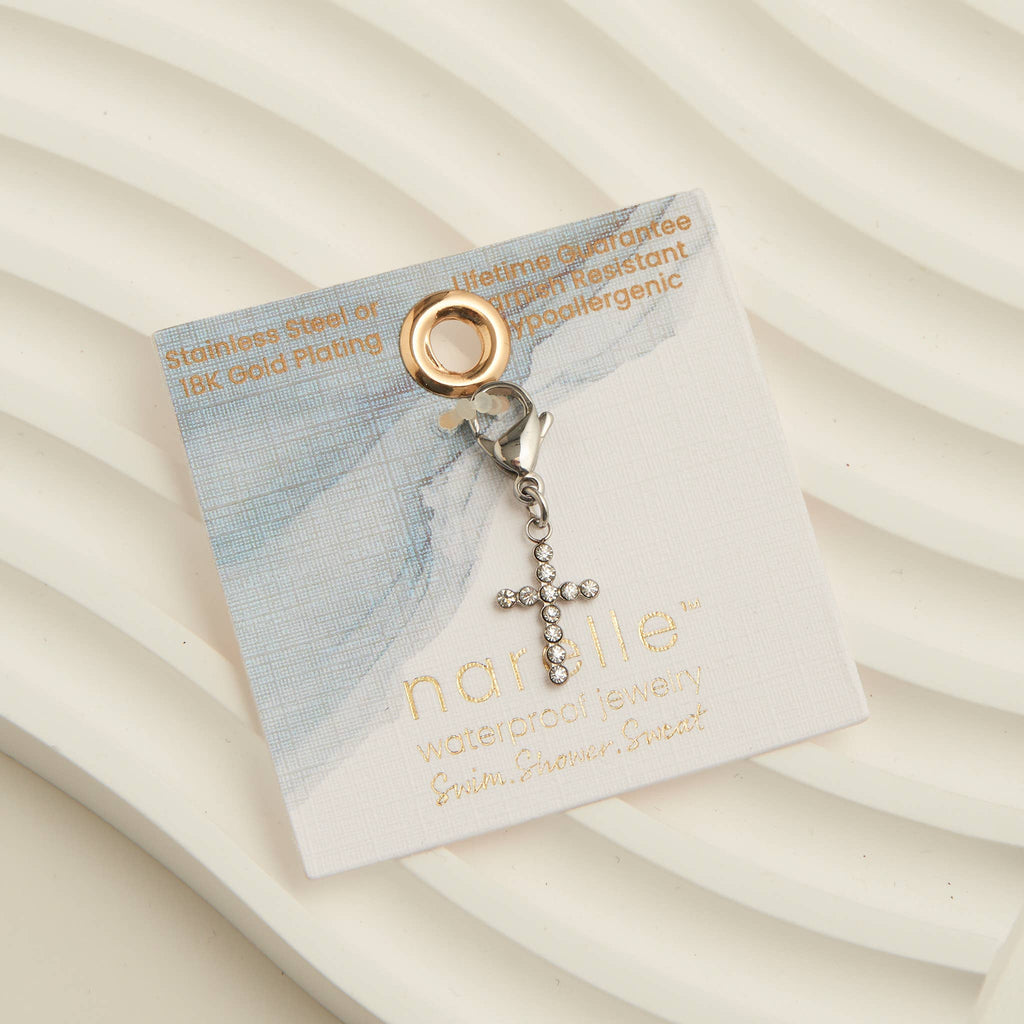 Howard's - Narelle Waterproof Pave Cross Charm