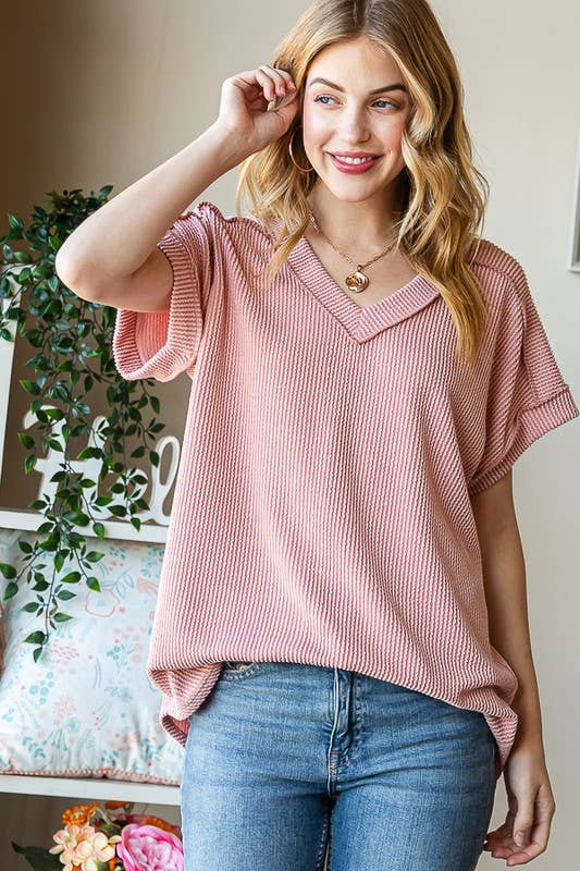 HEIMISH - ET7484-10 SOLID URBAN RIBBED TOP