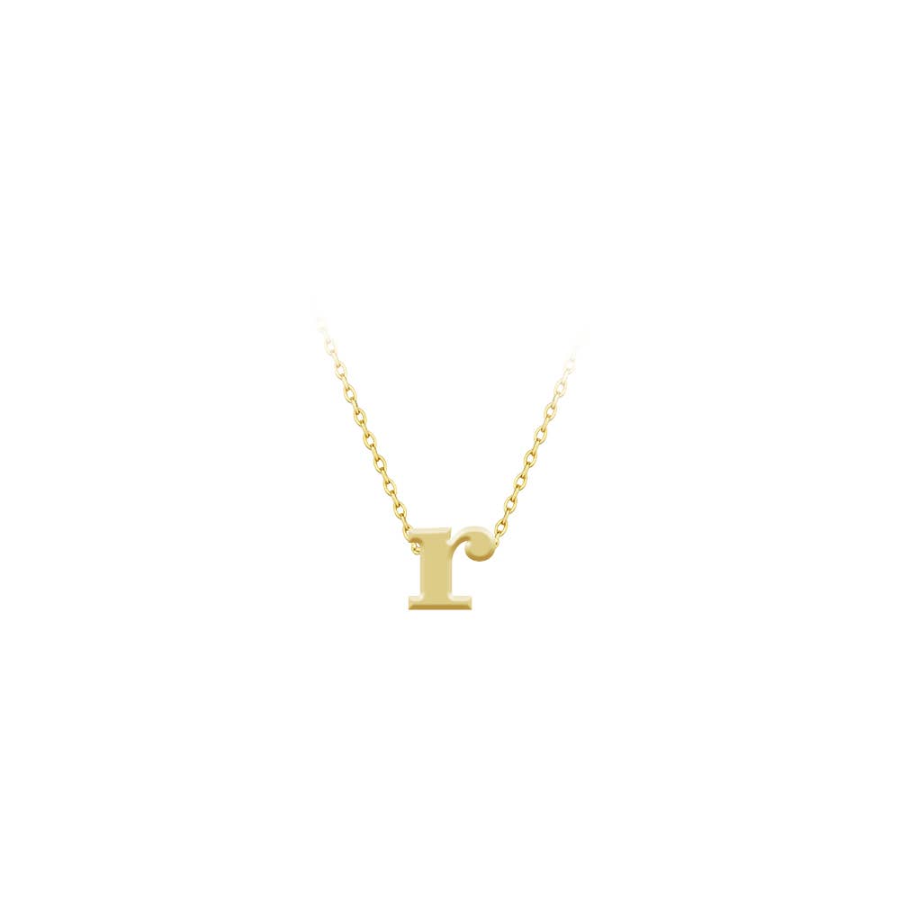Maya J - Lower Case Mini Initial Necklaces