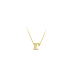 Maya J - Lower Case Mini Initial Necklaces
