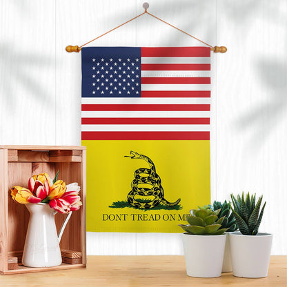 Two Group Flag Co - US Gadsden Americana Historic Friendship Decor Flag