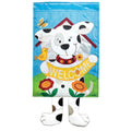 Magnolia - WELCOME DOG CRAZY LEG FLAG