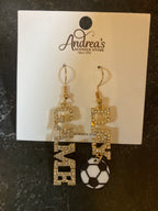 Game Day Earrings Sparkle