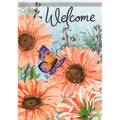 FlagTrends by Carson - "Butterfly Gerberas" Dura Soft™ Garden Flag