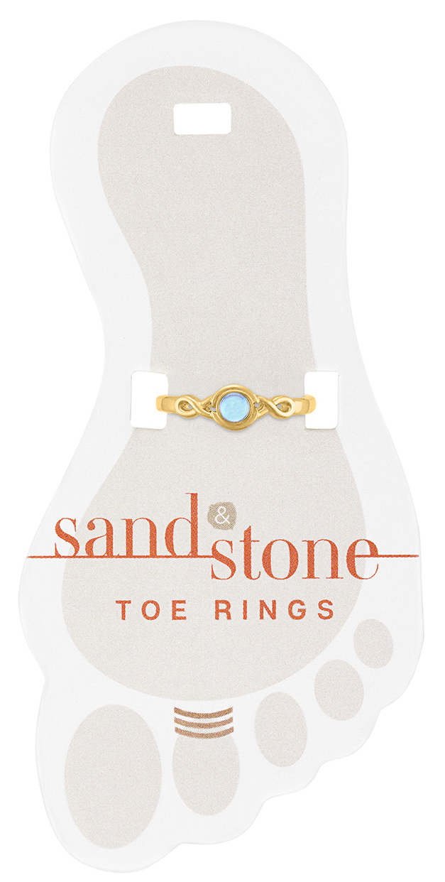 Sand & Stone: Toe Ring Gold