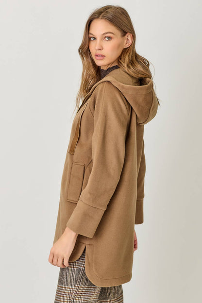 Helen Hoodie Zip-Up Coat