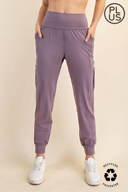 Rae Mode - PLUS SIZE BUTTER JOGGER WITH SIDE POCKETS