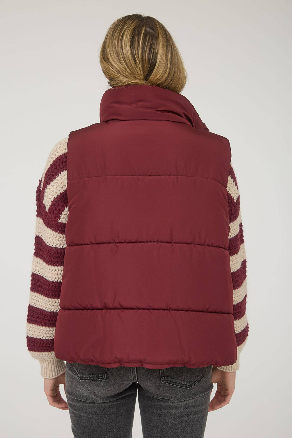 Misty SOLID ZIP UP PUFFER VEST
