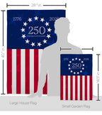 America 250 Semiquincentennial Betsy RossUSA Home Decor