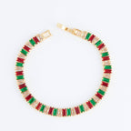 Howard's - Stella Holiday Baguette Gemstone Tennis Bracelet