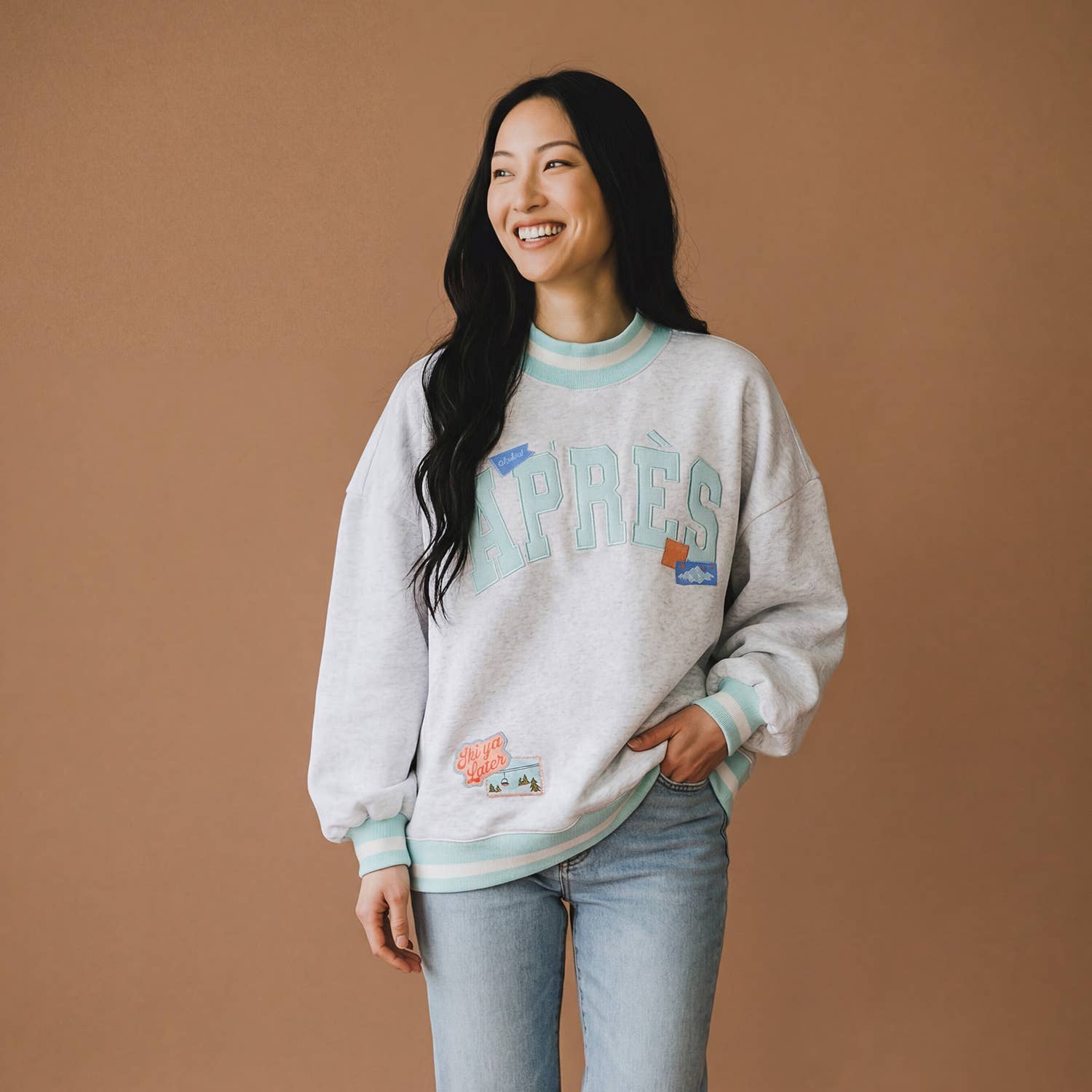 The Darling Effect - Mockneck Sweatshirt-Aprés Ski
