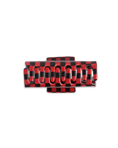 BANDED - Ohio State® Eco Checkered Block O - Logo Claw Clip