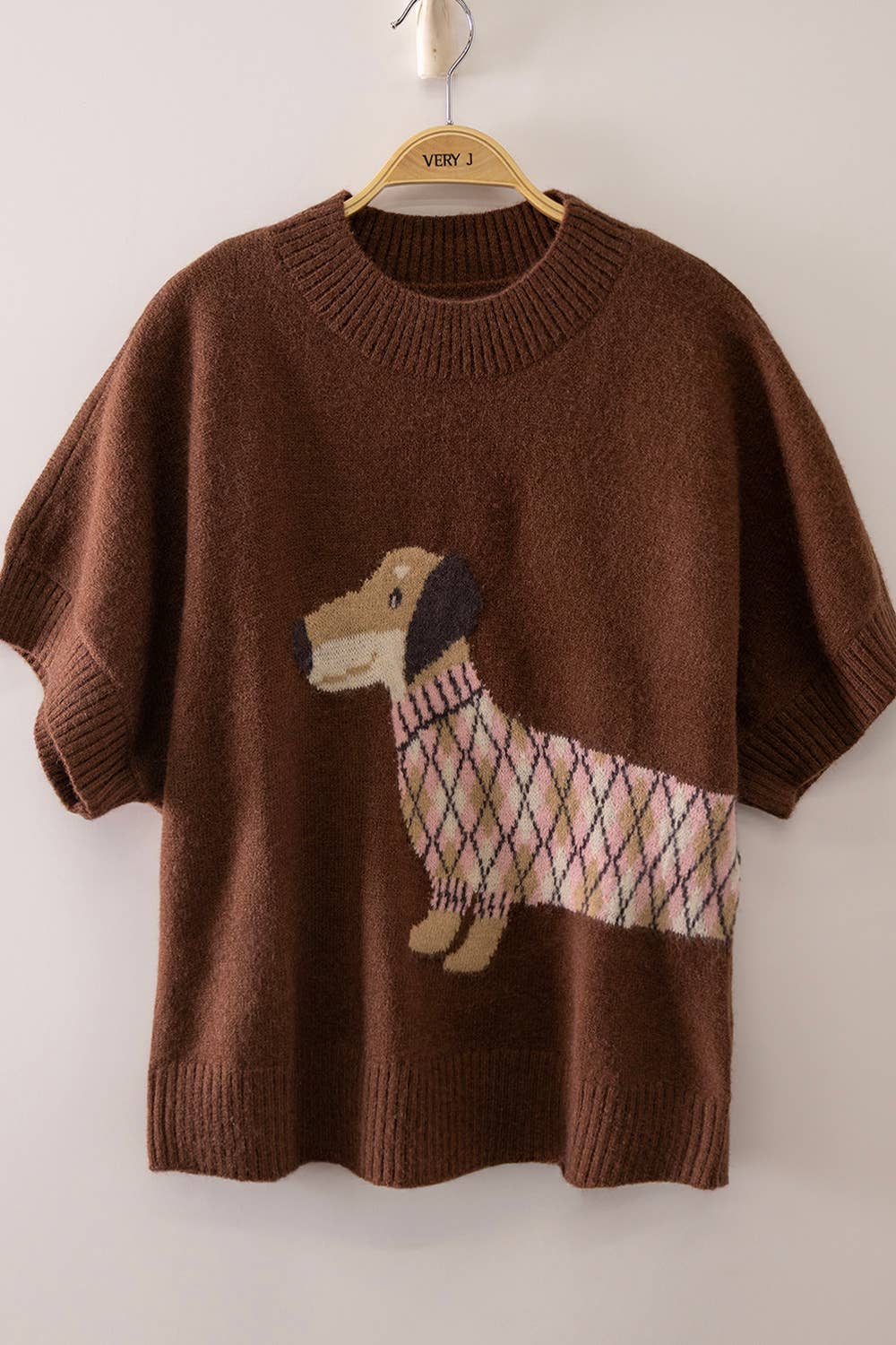 Buddy Dog Graphic Short Sleeve Knit
