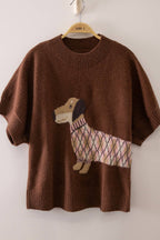 Buddy Dog Graphic Short Sleeve Knit