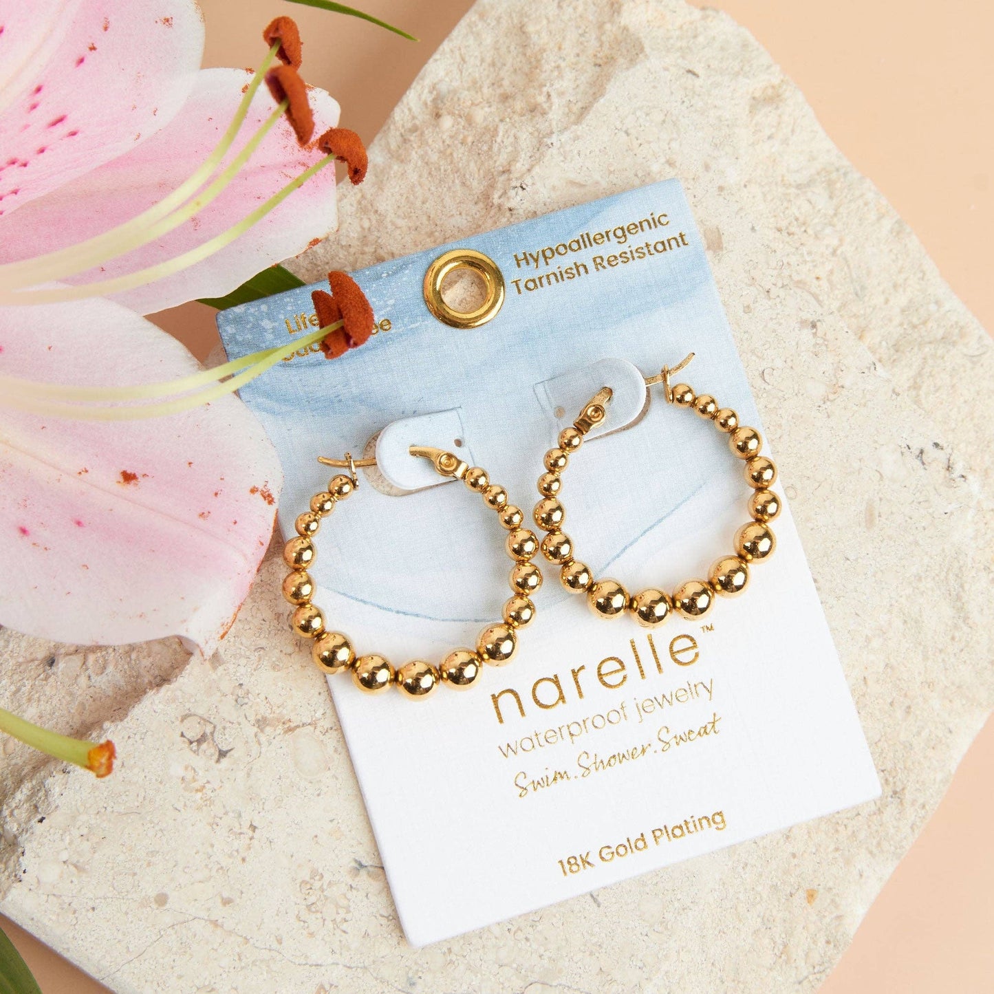 Howard's - Narelle Waterproof Bubble Hoop Earrings