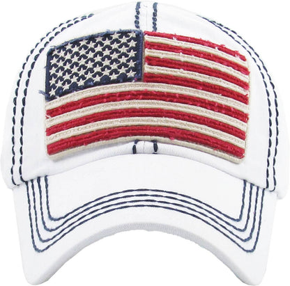 USA Flag Vintage Ballcap