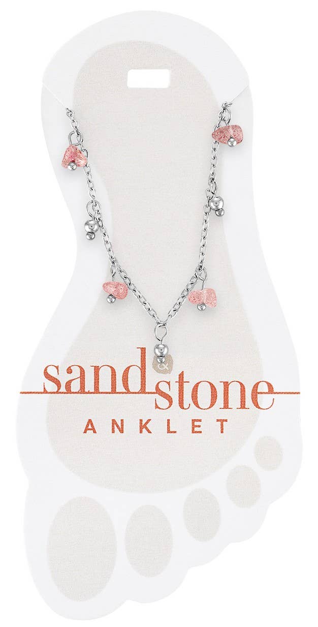 Sand and Stone Anklets
