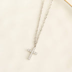 Howard's - Cross Necklace 16" Pave Pendant Waterproof Jewelry Narelle