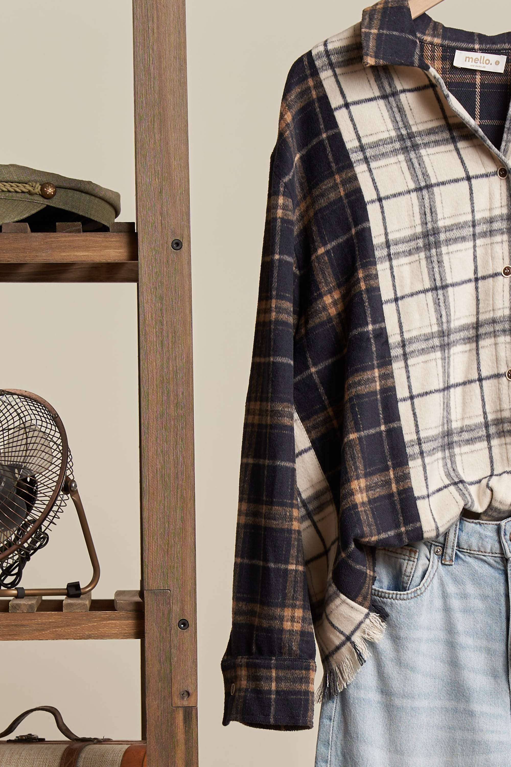 Ashley Plaid Oversize Shacket