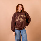The Darling Effect - Mockneck Sweatshirt-Cozy Club