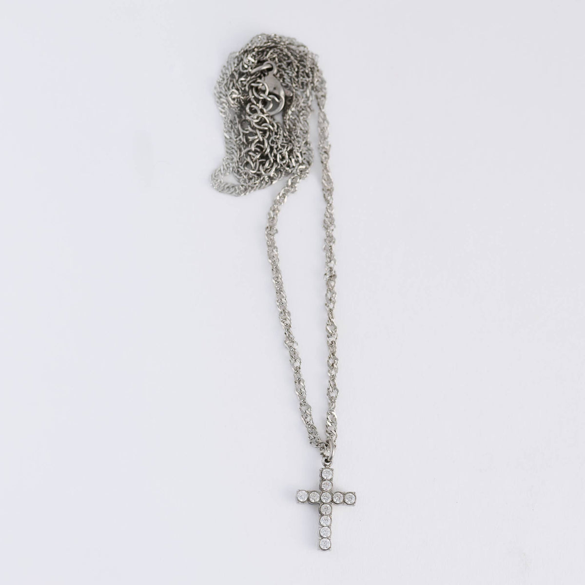 Howard's - Cross Necklace 16" Pave Pendant Waterproof Jewelry Narelle
