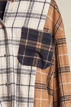 Ashley Plaid Oversize Shacket