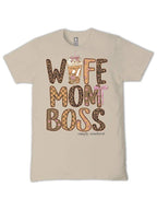 simply southern Wife Mom Boss T-Shirt