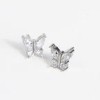 Howard's - Waterproof Earrings Narelle Cubic Zirconia Butterfly Stud