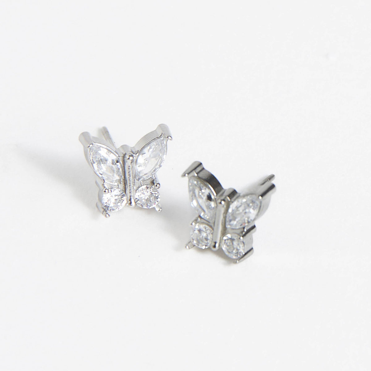 Howard's - Waterproof Earrings Narelle Cubic Zirconia Butterfly Stud