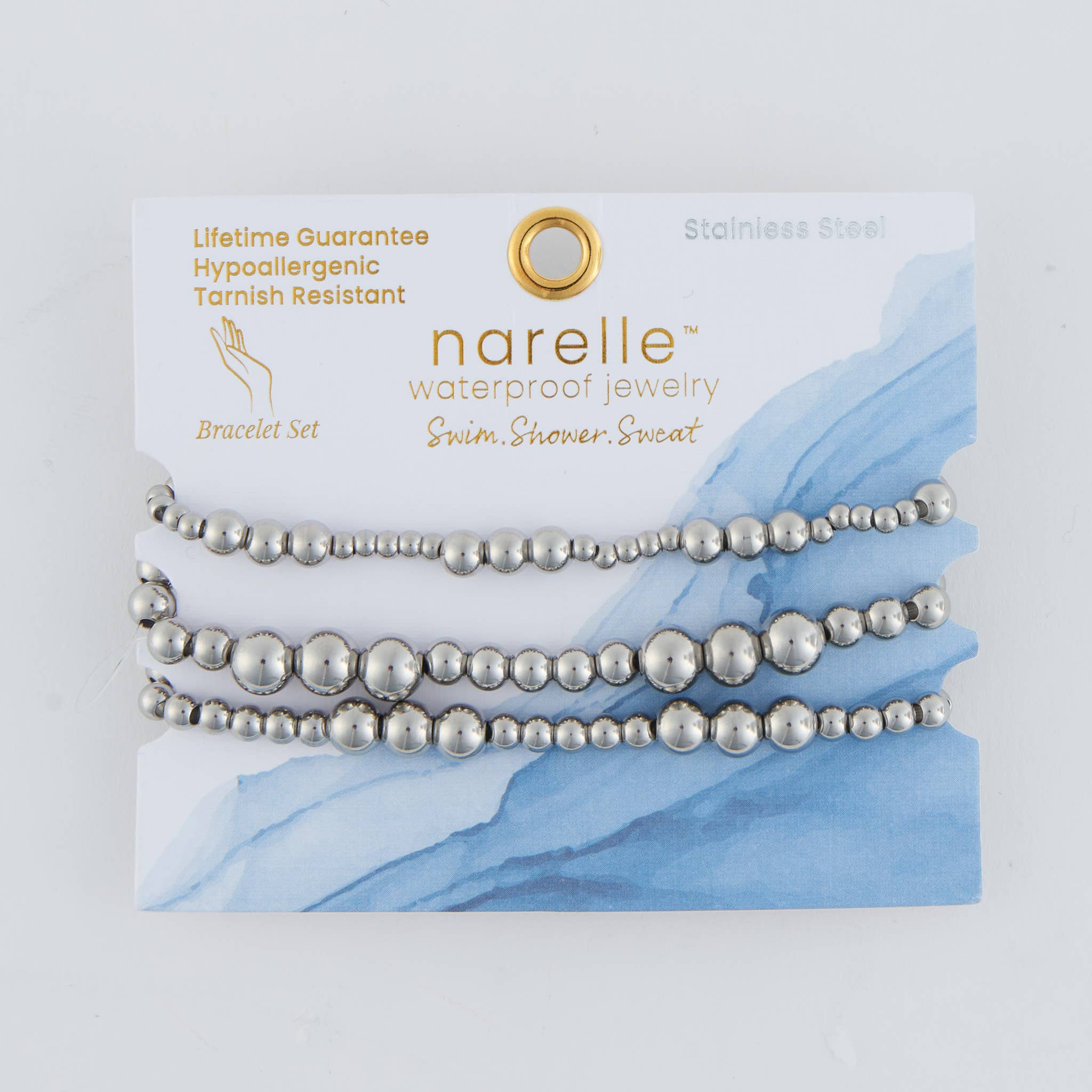 Howard's - Narelle Waterproof Stretch Graduated Ball Bracelet Set