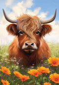 Highland Cow-Flag