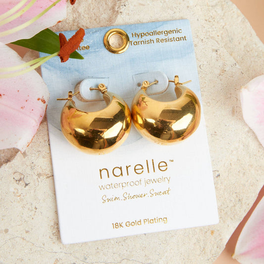 Howard's - Narelle Waterproof Bowl Hoop Earrings