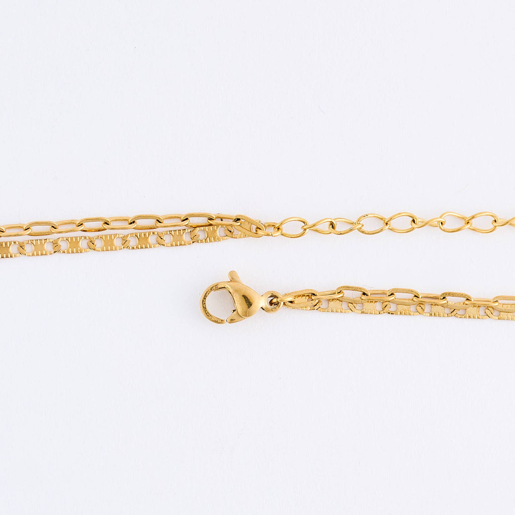 Howard's - Waterproof Necklace 15" Double Row Apatite Station Narelle