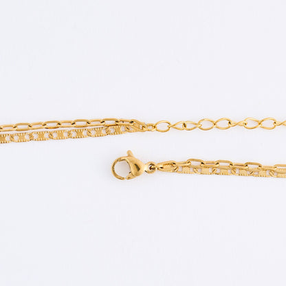 Howard's - Waterproof Necklace 15" Double Row Apatite Station Narelle