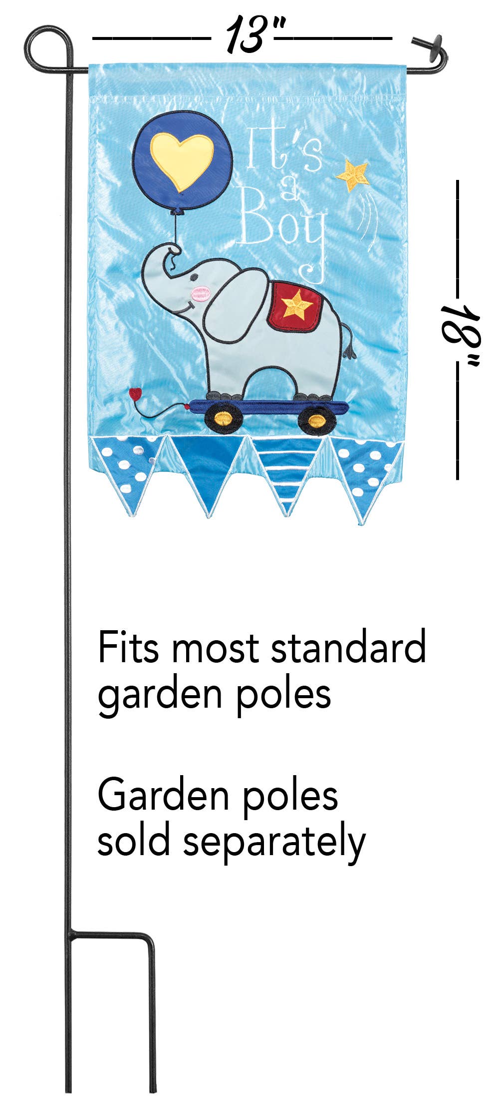 Magnolia - It's A Boy Garden Flag