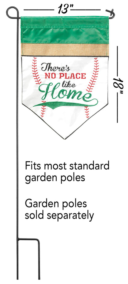 Magnolia - NO PLACE LIKE HOME BASEBALL BURLAP