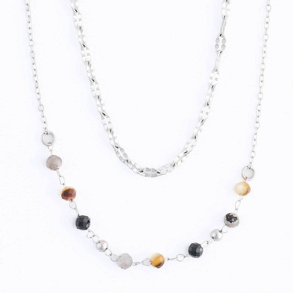 Howard's - Waterproof Necklace 15" Layered Apatite Station Narelle