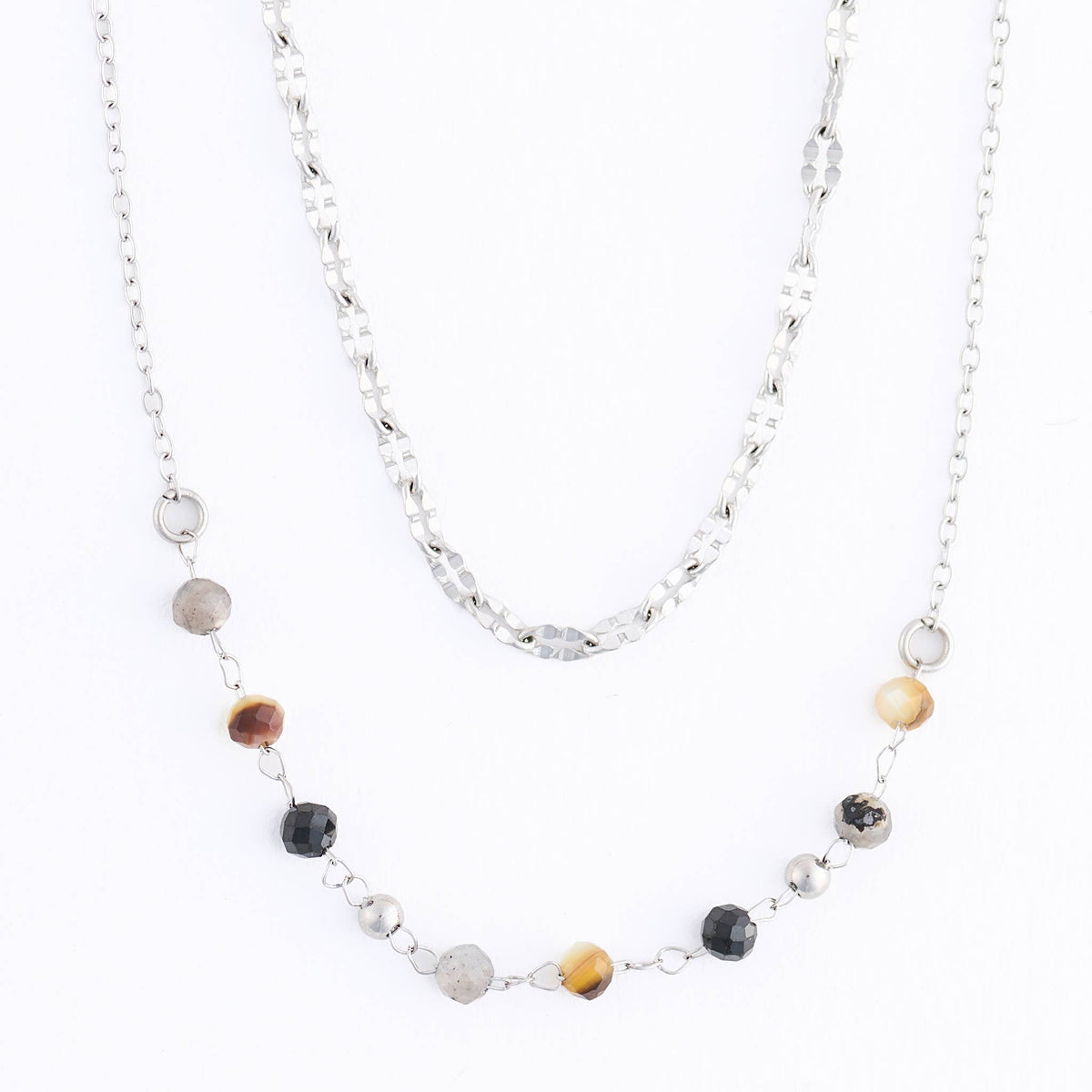 Howard's - Waterproof Necklace 15" Layered Apatite Station Narelle