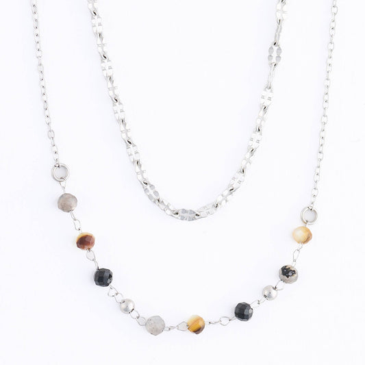 Howard's - Waterproof Necklace 15" Layered Apatite Station Narelle