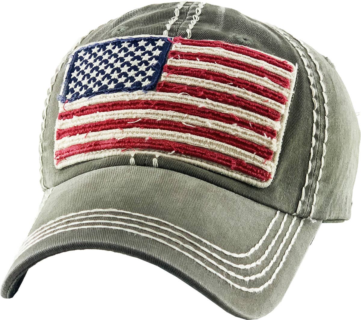 USA Flag Vintage Ballcap