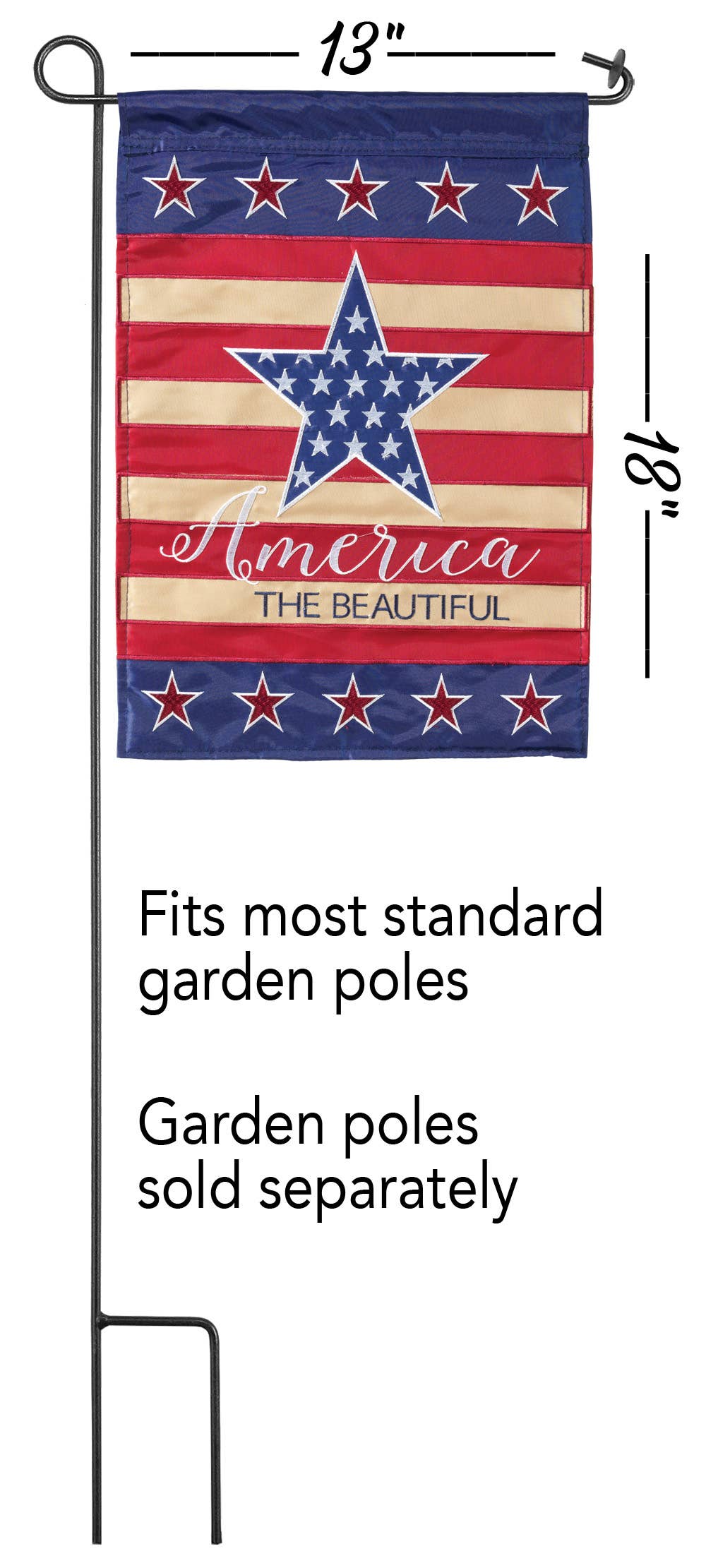 Garden America The Beautiful Flag
