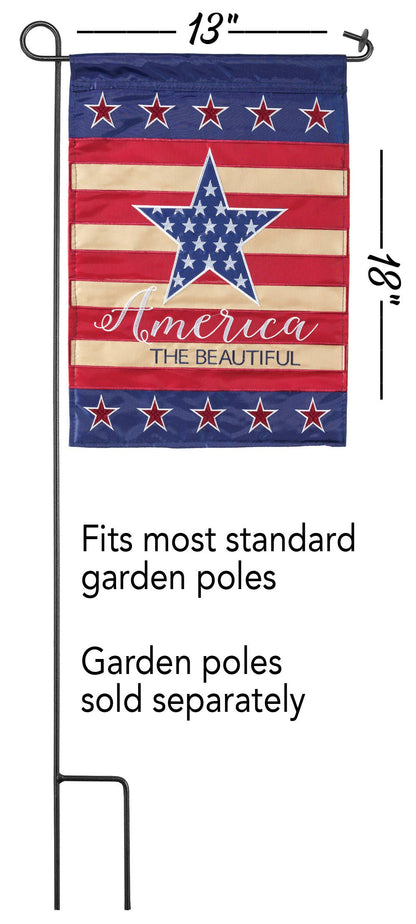 Garden America The Beautiful Flag