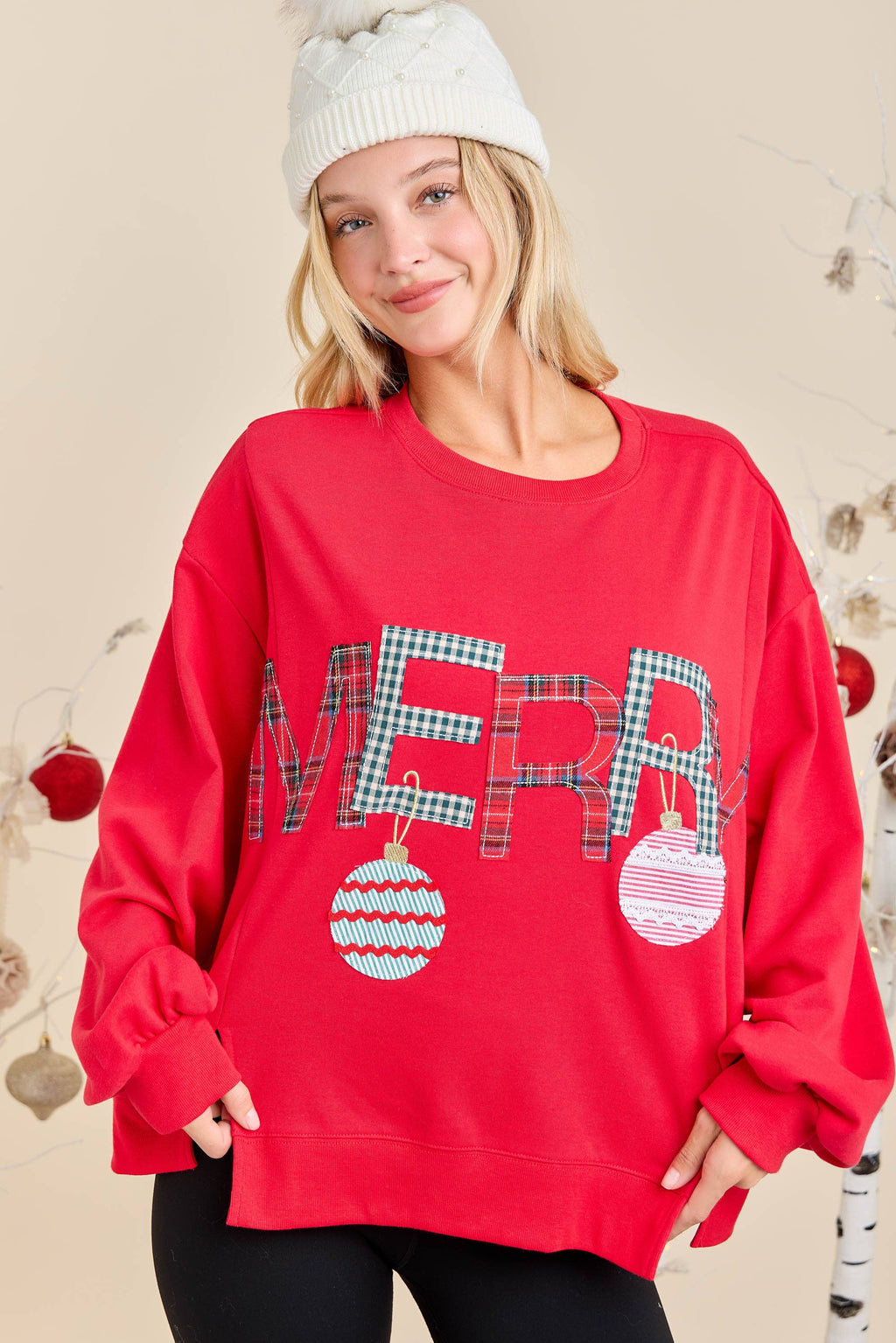 Merry Christmas Sweatshirt – Festive Holiday Pullover