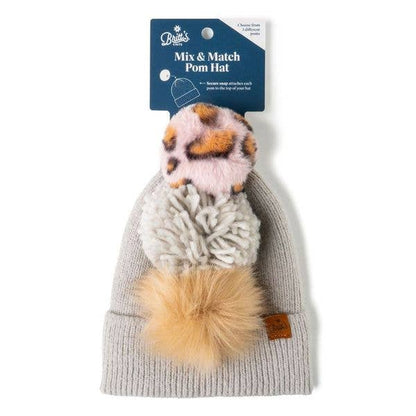 DM Merchandising - Britt's Knits Snap To It Mix & Match Pom Hat Assortment