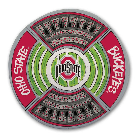 MAGNOLIA LANE - 13.5" OH ST Round Stadium Platter