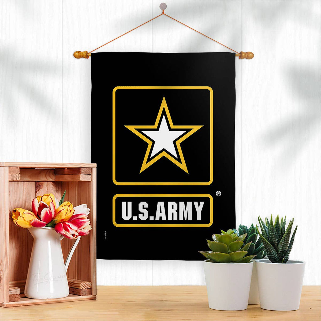 Two Group Flag Co - US Army Armed Forces Military Decor Flag