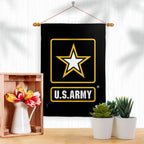 Two Group Flag Co - US Army Armed Forces Military Decor Flag