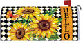 Custom Decor - Mailbox Makeover-Sunflower Harlequin