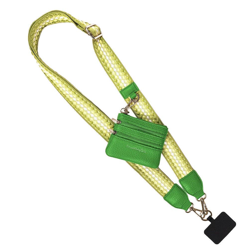 Save The Girls - Clip & Go Strap w/Zippered Pouch Fun Dots